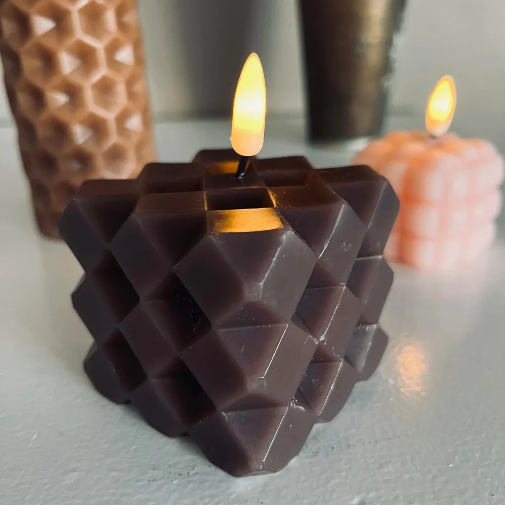 LED-lys - Sett med 3 design-lys
