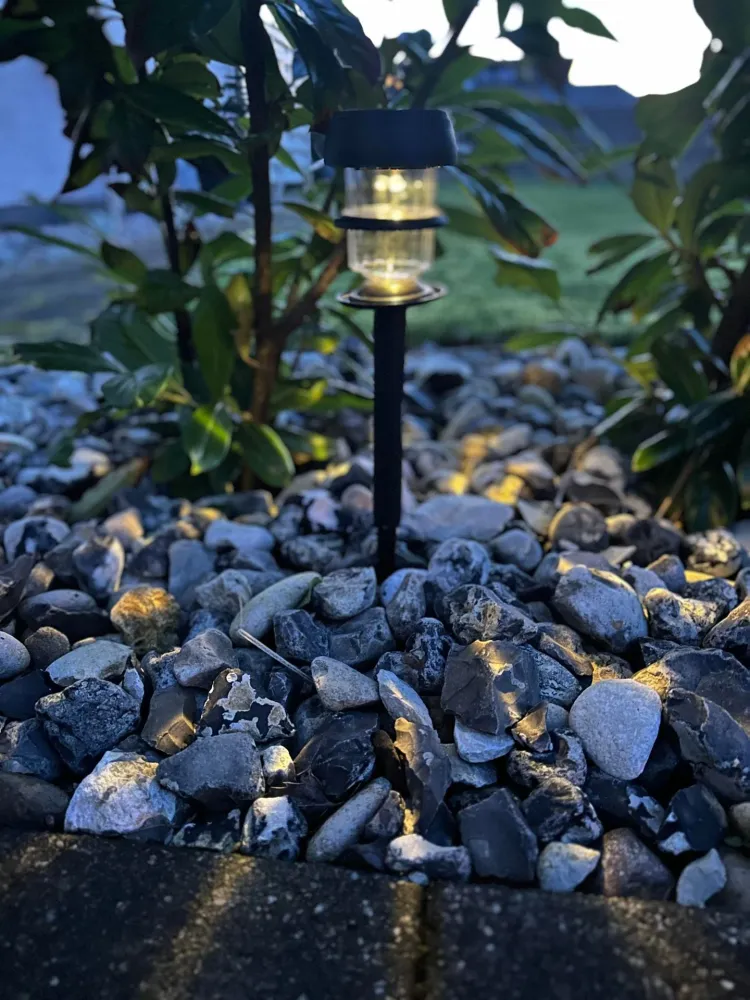 Lykt m. Effekt – Solceller – Tilbud 2 stk
