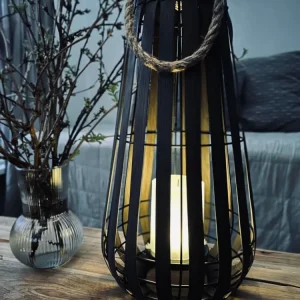 Lykt med solceller – Dark 43 cm