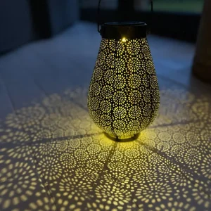 Lykt med solceller - GOLDEN