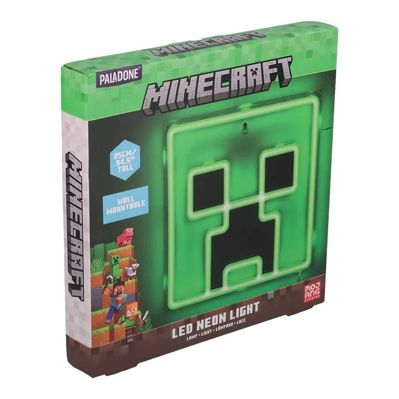 Minecraft Lampe Led Neon Creeper