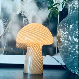 Mushroom bordlampe – Brun
