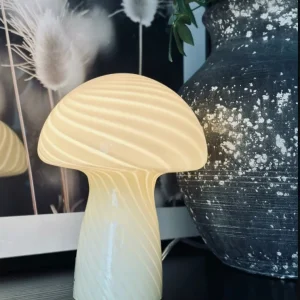 Mushroom bordlampe – Soft Yellow