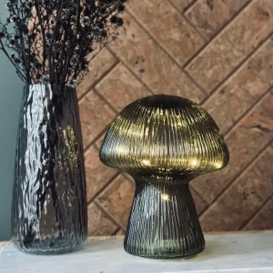 Mushroom med riller 15cm - Grønn
