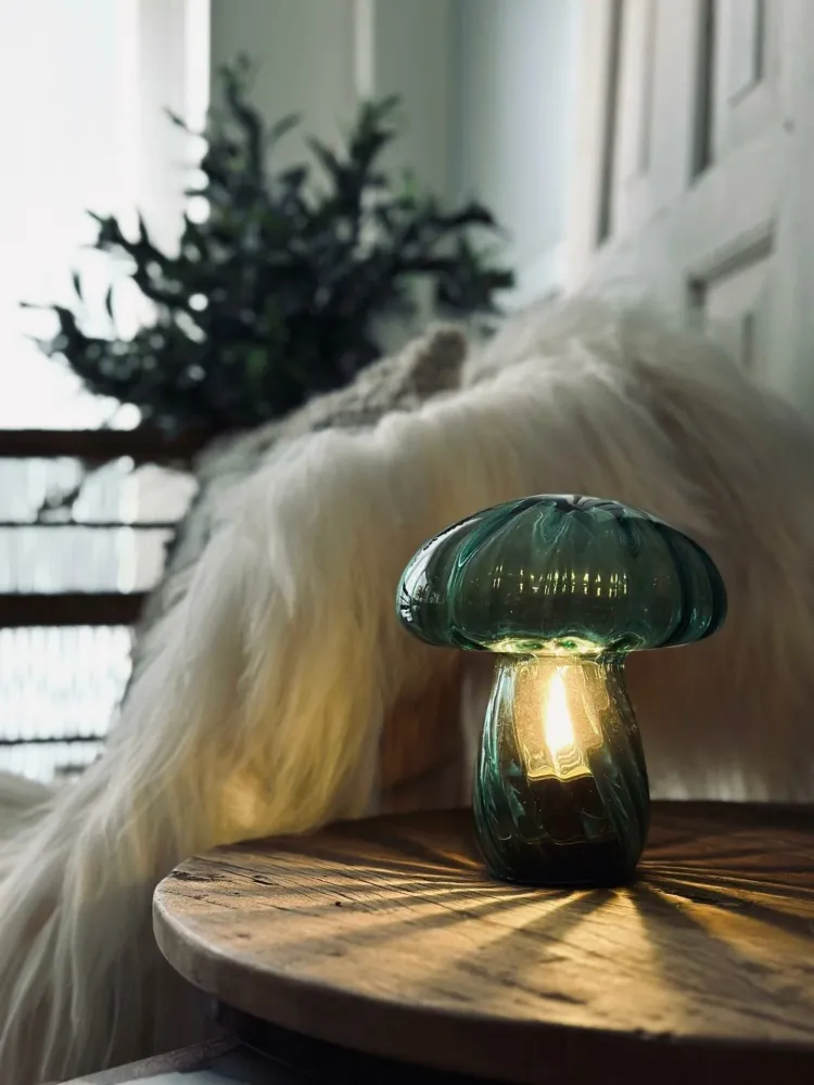 MUSHROOM-lampe – Grønn