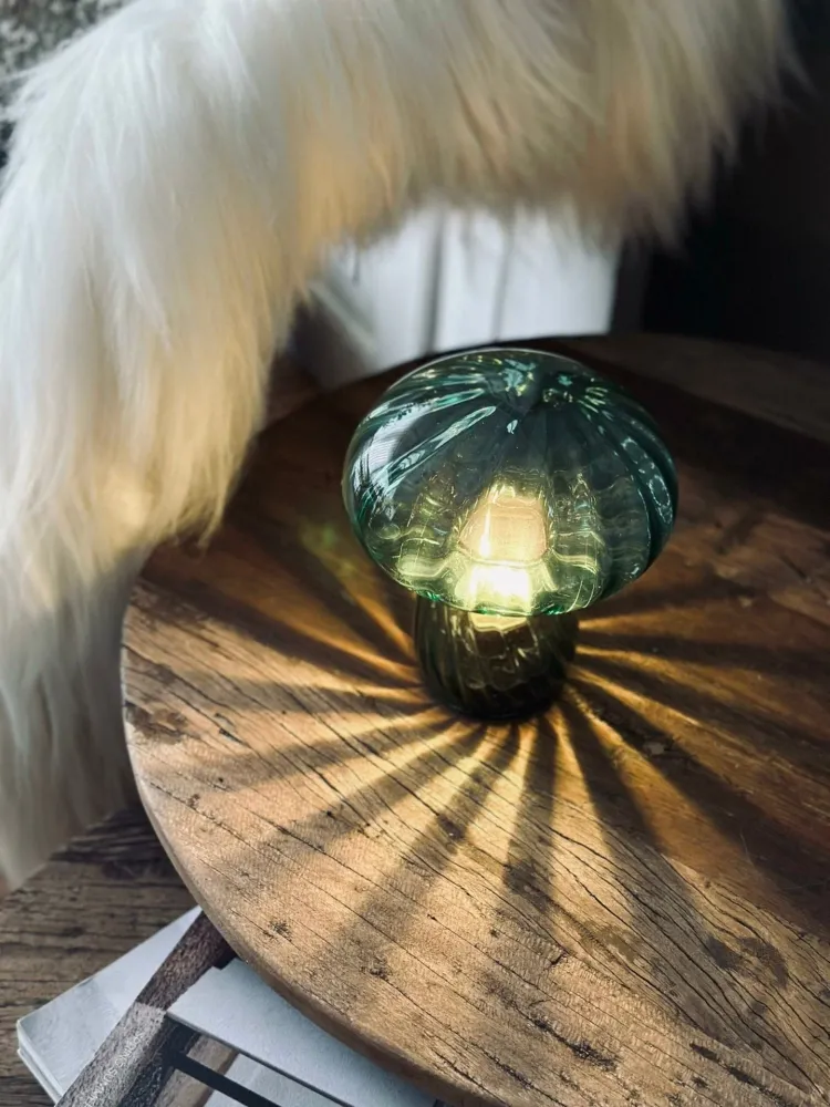 MUSHROOM-lampe – Grønn