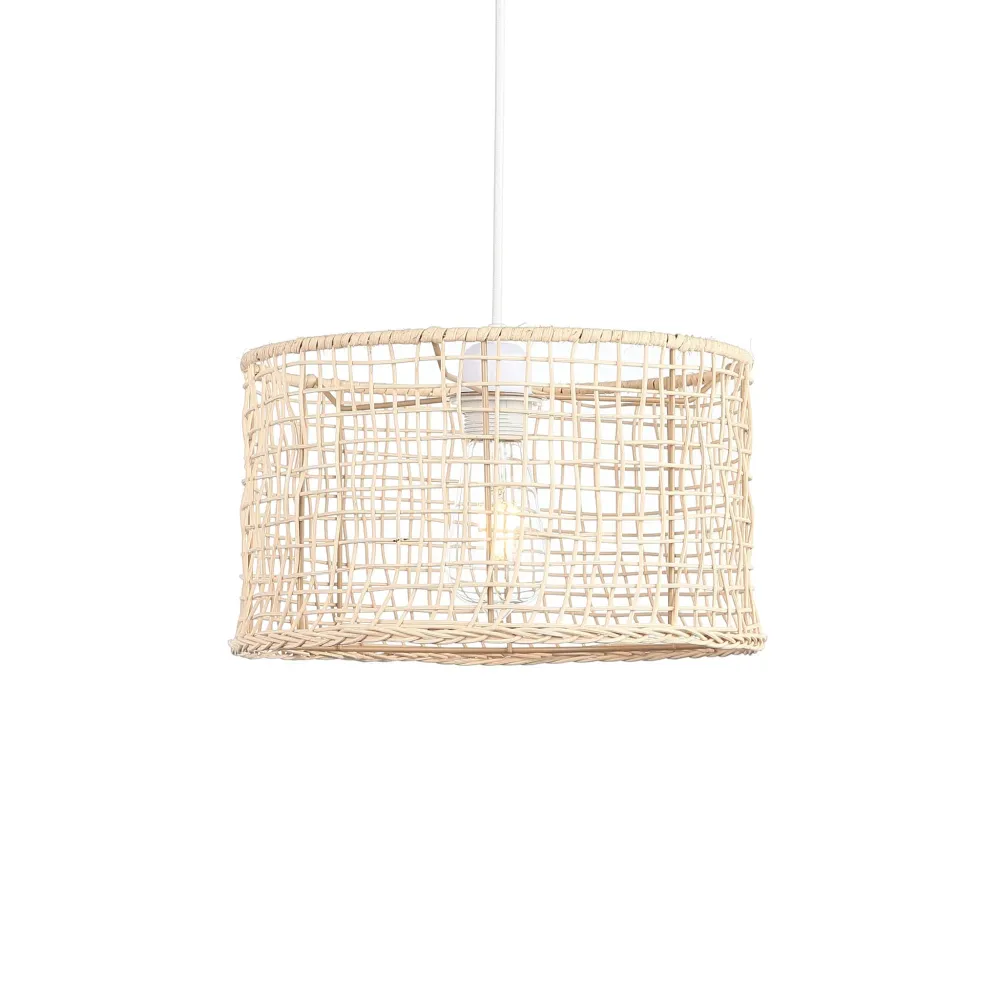Nest Rattan Taklampe Ø30