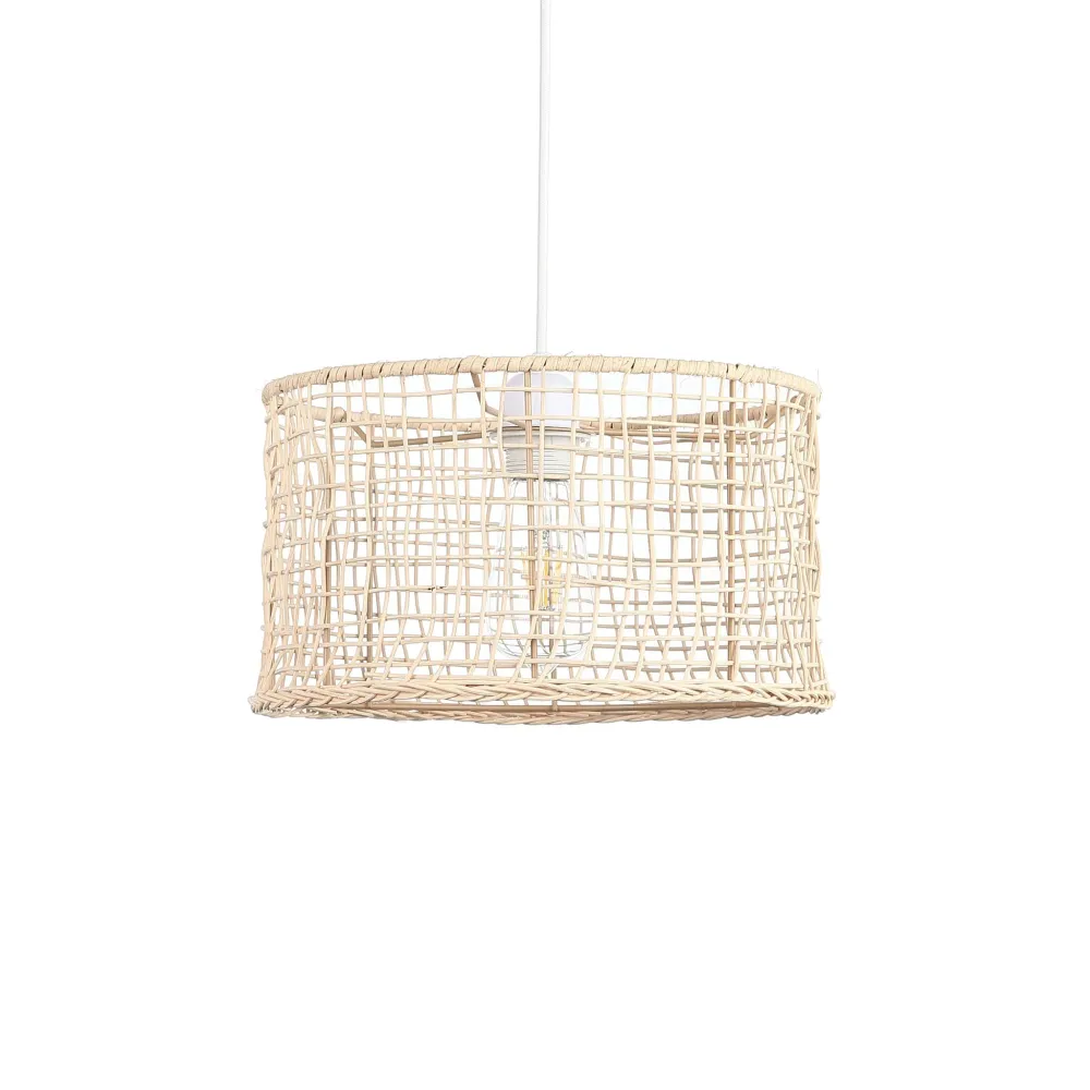 Nest Rattan Taklampe Ø30