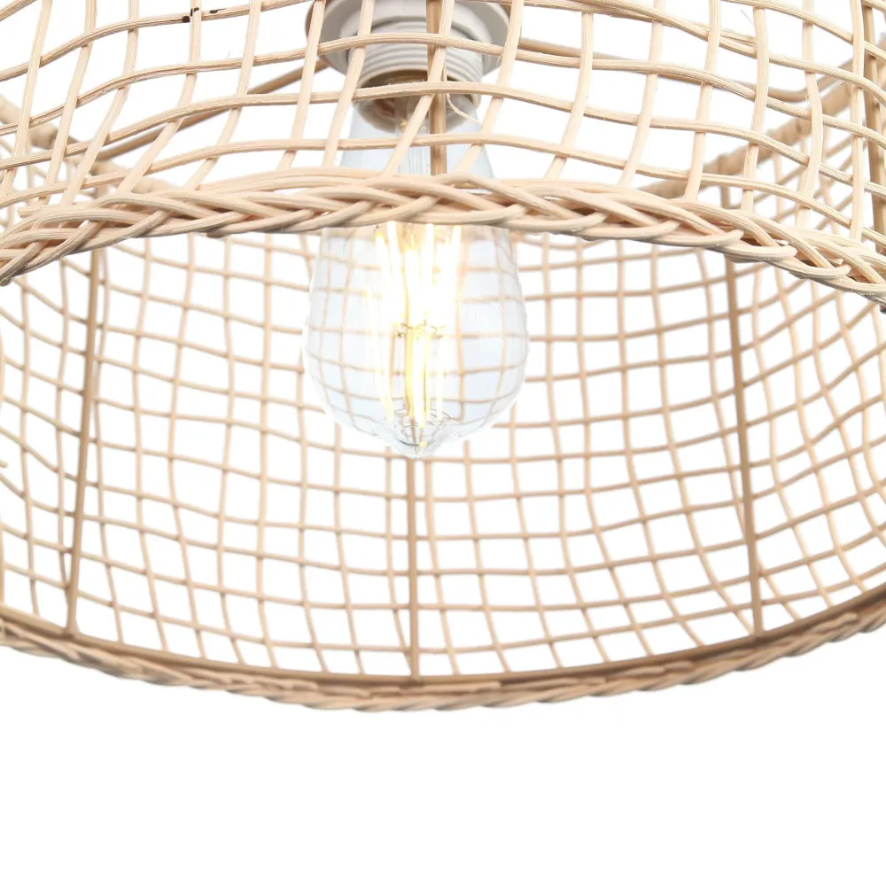 Nest Rattan Taklampe Ø30