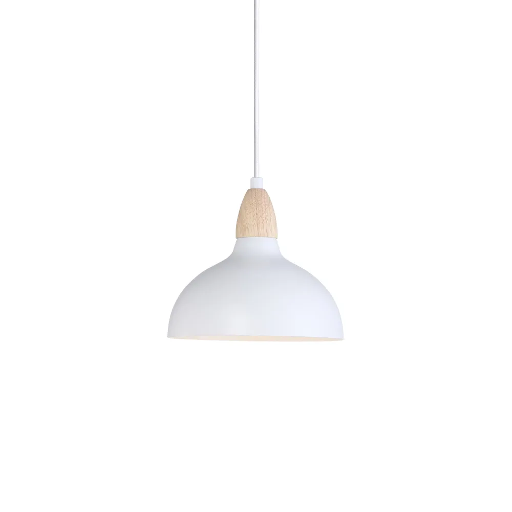 Oak Pendel Ø19 Hvit