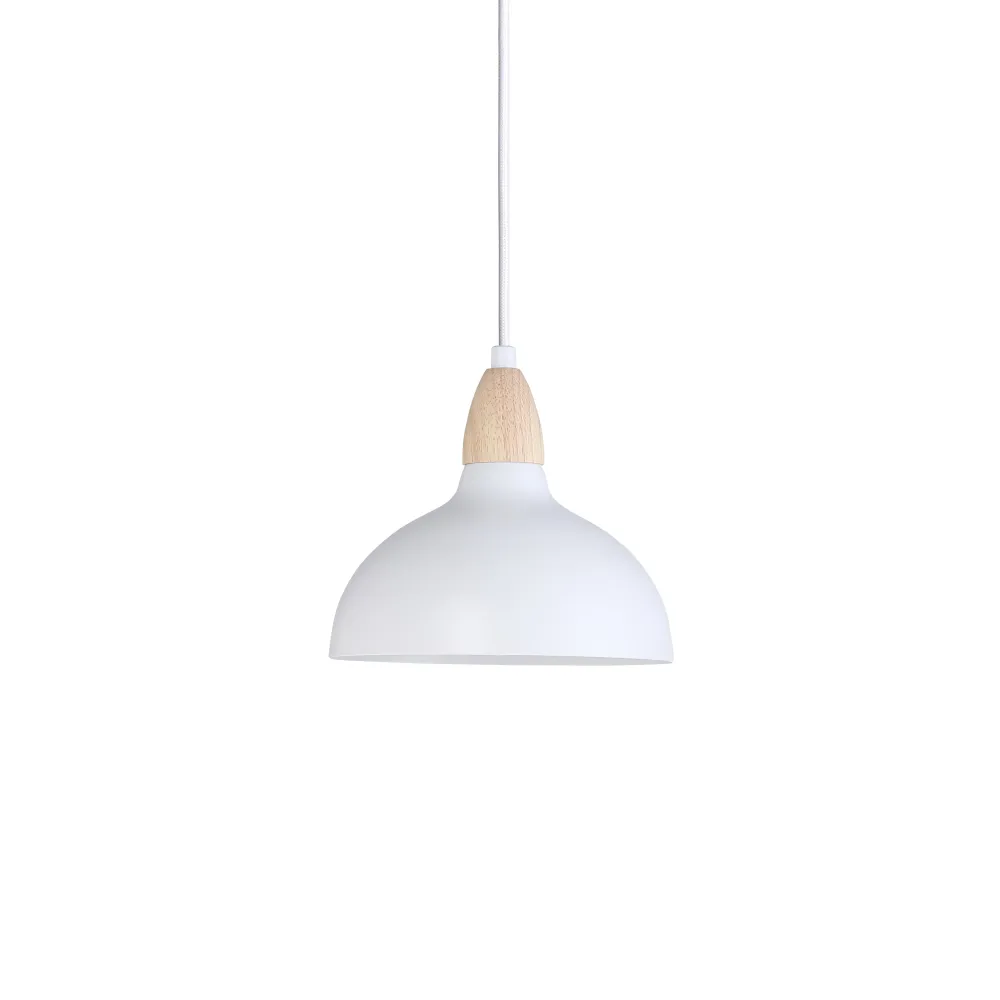 Oak Pendel Ø19 Hvit