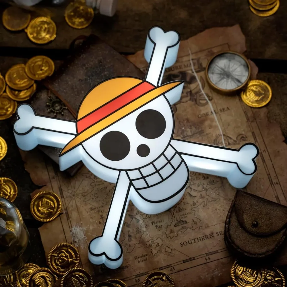 One Piece Lampe Skull