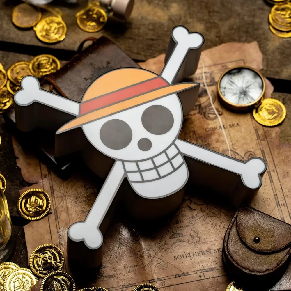 One Piece Lampe Skull