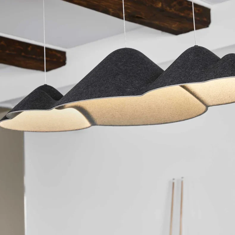 Panorama L Mix Svart/Grå Taklampe