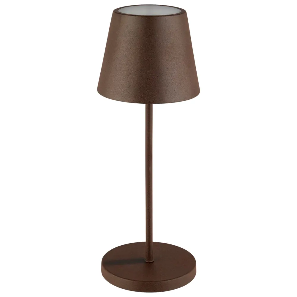 (4 stk) Bordlampe - MERLE - dimbar i 3 trinn - Ø 110mm - rust