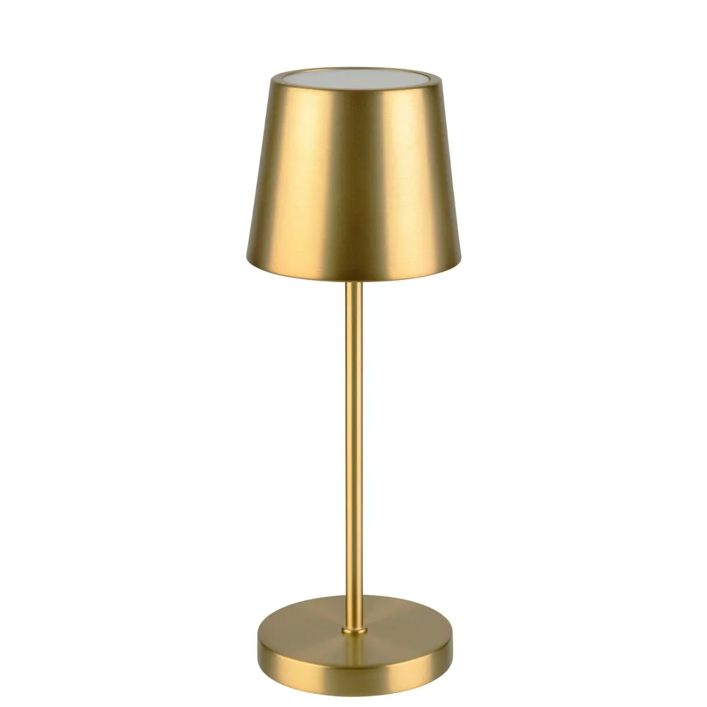 (4 stk.) Bordlampe - MERLE MINI - dimbar i 3 trinn - Ø 90mm - Gull