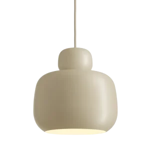 Stone pendellampe (Large) - Beige