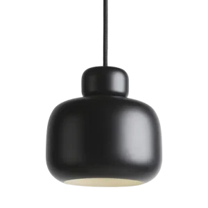 Stone pendellampe (Large) - Black