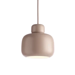 Stone pendellampe (Small) - Dusty rose