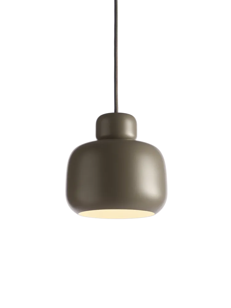 Stone pendellampe (Small) - Taupe