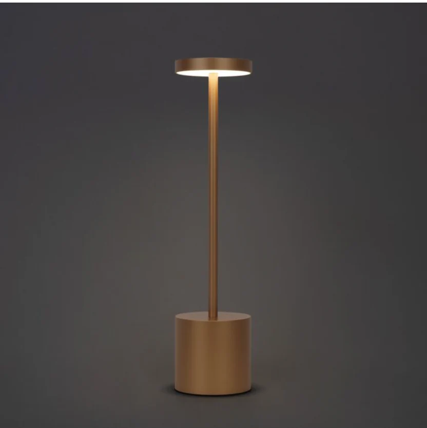 Touch bordlampe i gull