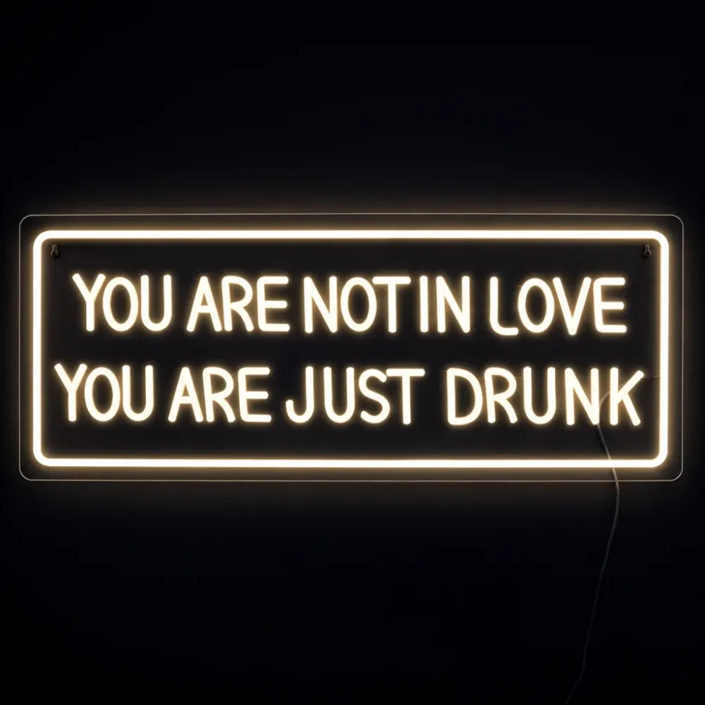 Youre Not Love Neon Vegglampe