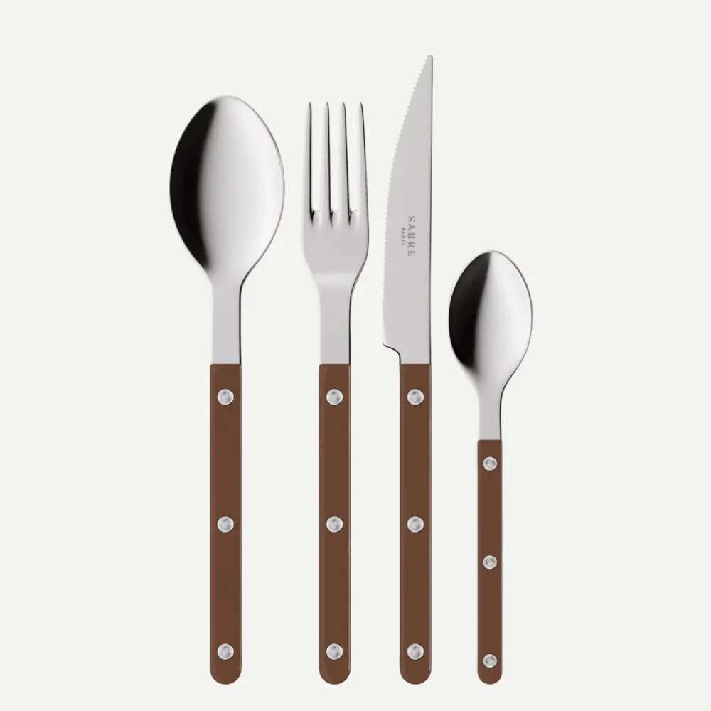 Sabre Cutlery Set Chocolate