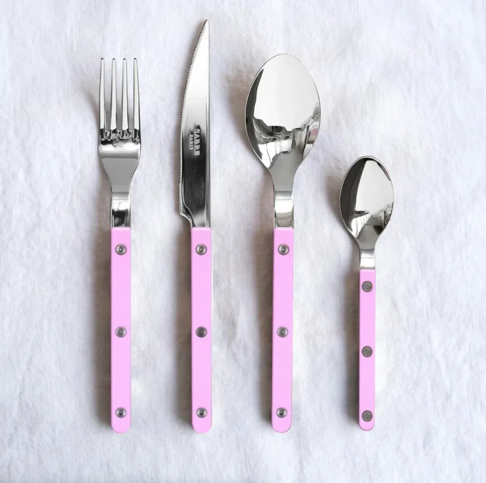 Sabre Cutlery Set Pink