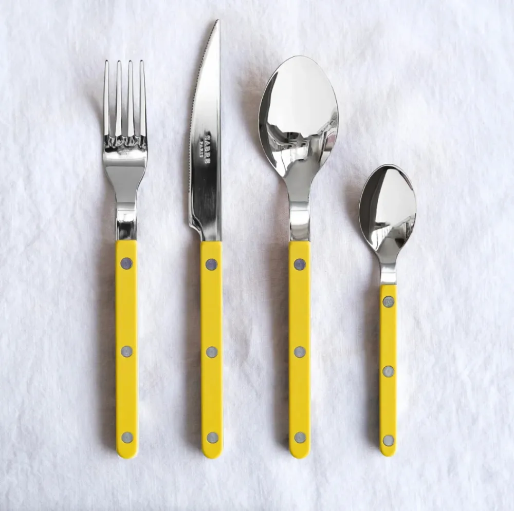 Sabre Cutlery Set Yellow