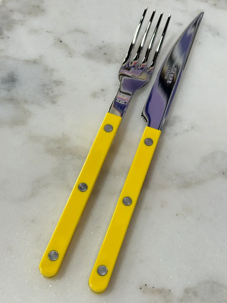Sabre Cutlery Set Yellow