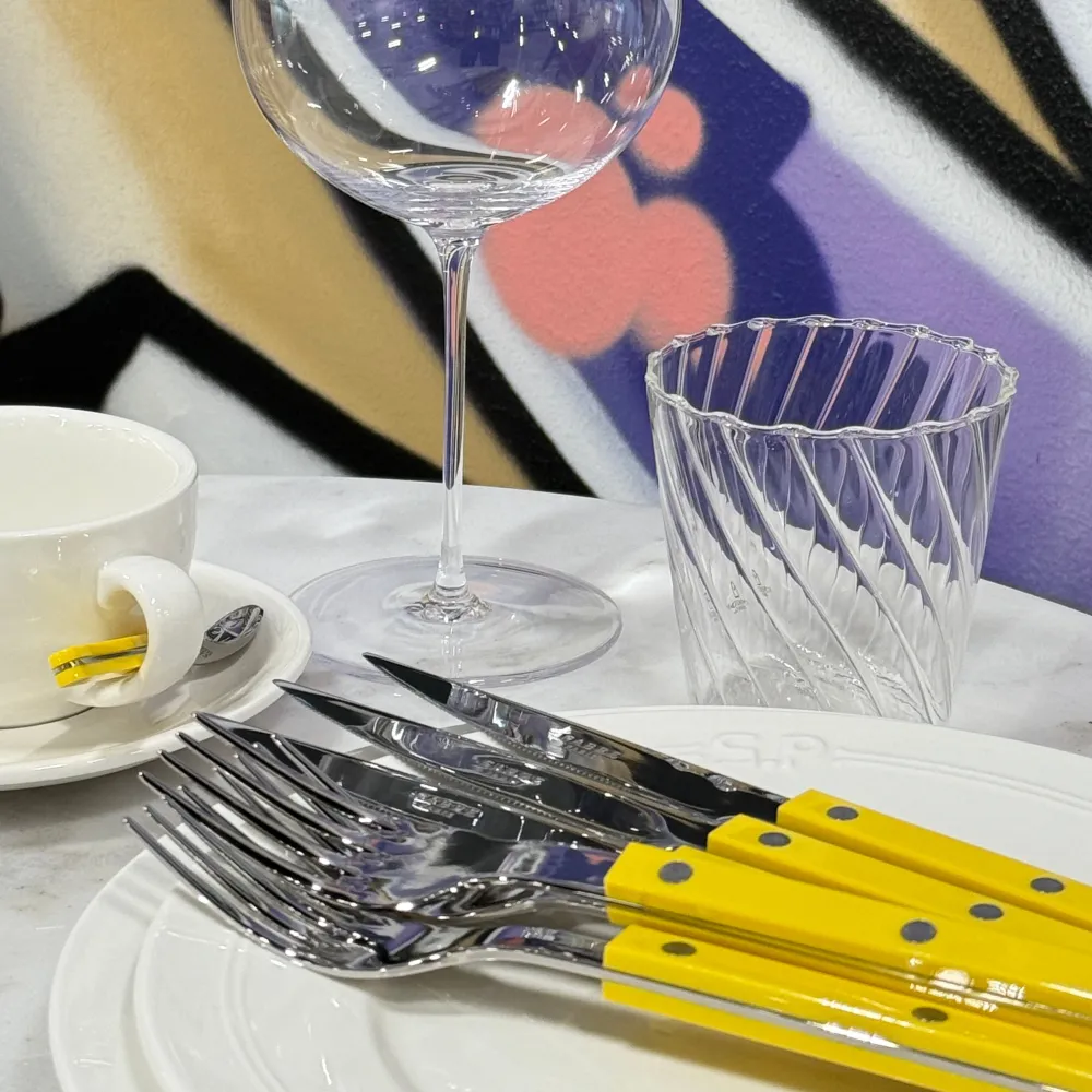 Sabre Cutlery Set Yellow