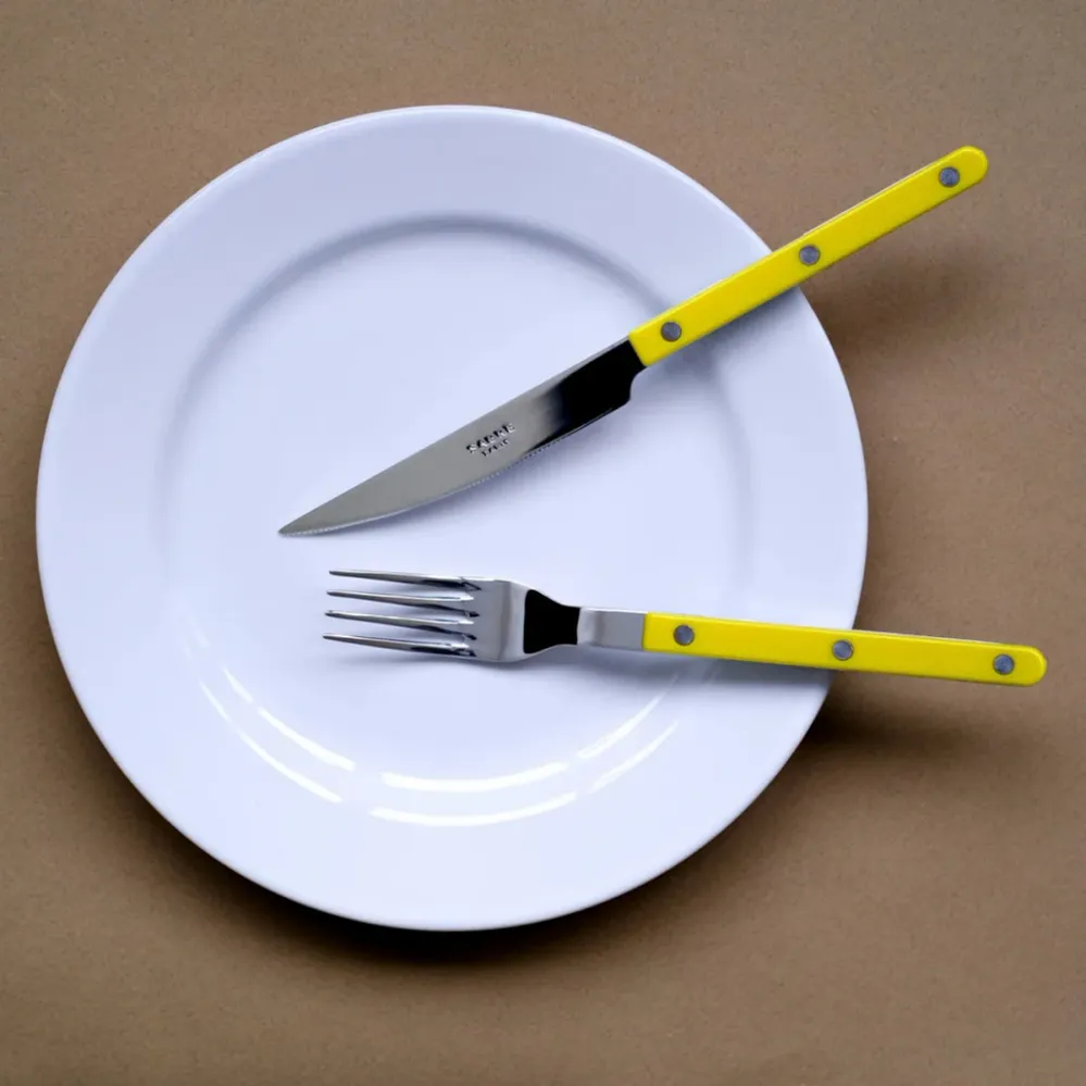 Sabre Cutlery Set Yellow