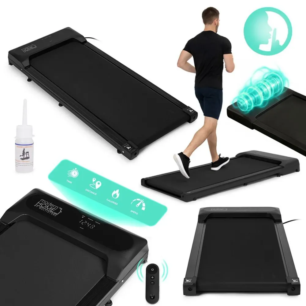 Walking pad Tredemølle 1–6km/t 100x38cm Under Skrivebord ModernHome – GB-F3820