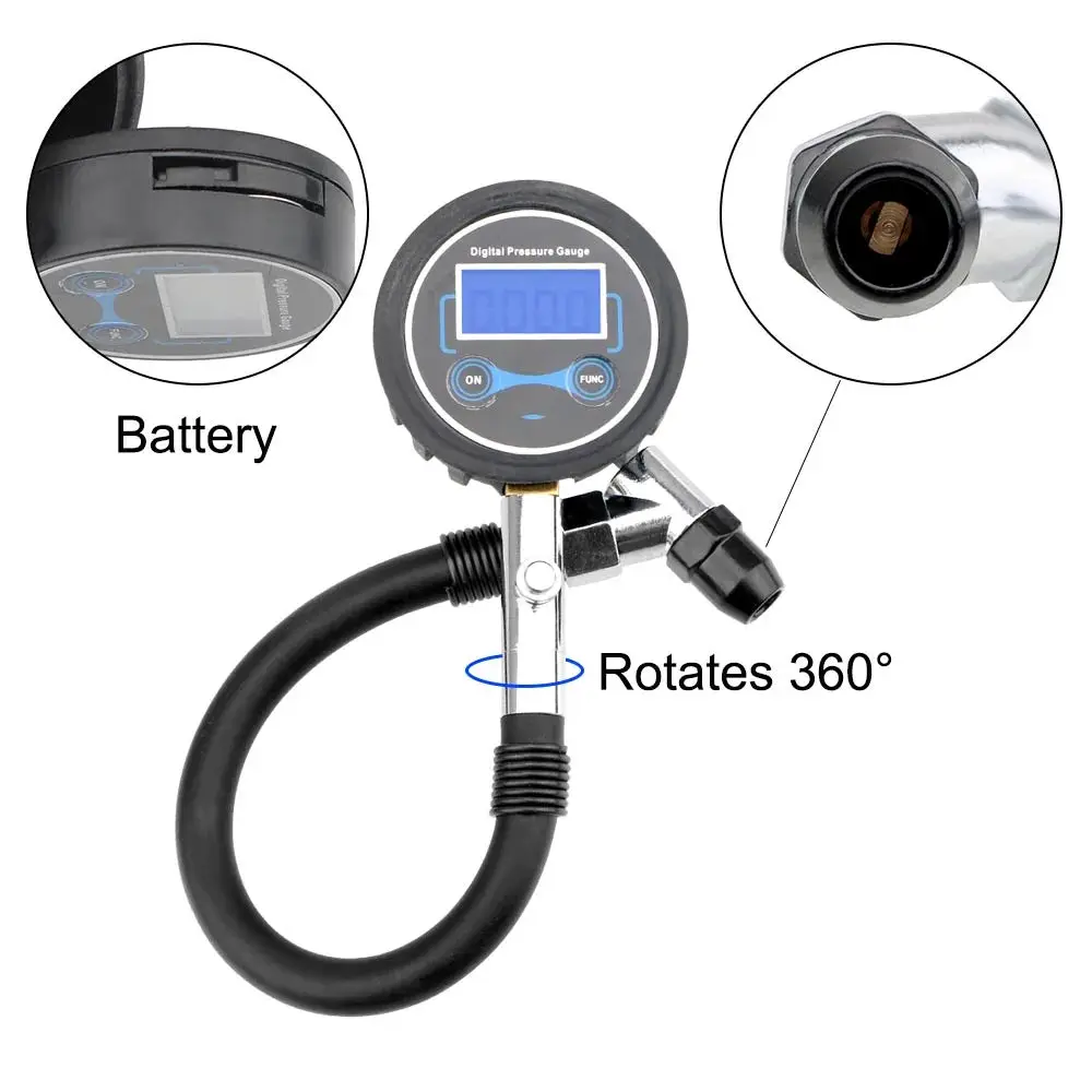 Ducati Monster 696 Tire Pressure Gauge, High-Precision Digital Meter