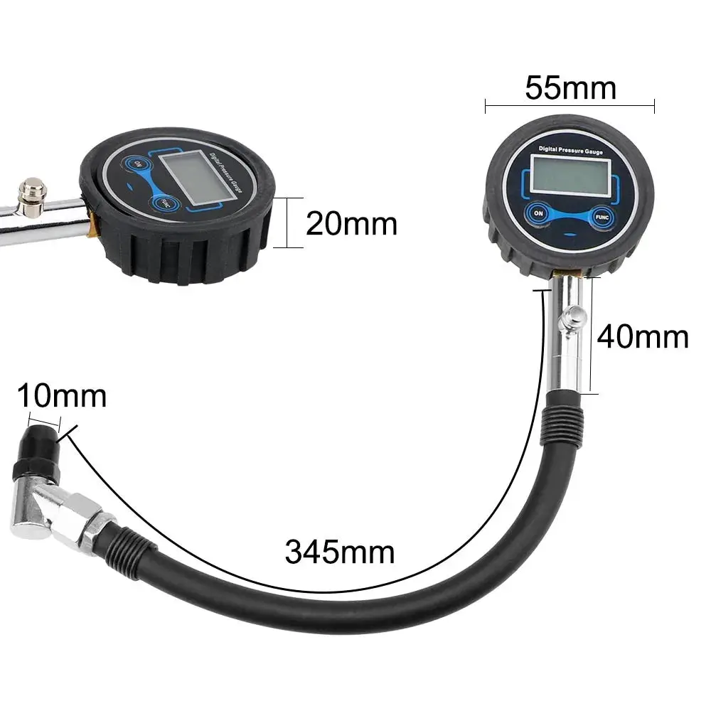 Ducati Monster 696 Tire Pressure Gauge, High-Precision Digital Meter