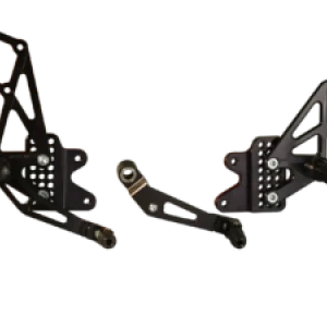 Vortex Racing 6-10 Suzuki GSX-R600, GSX-R750 Rear Set- Black