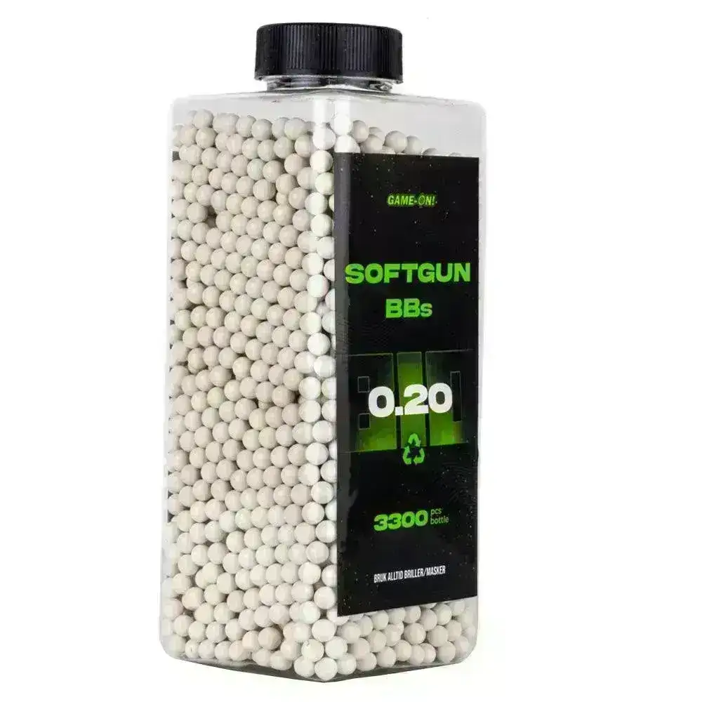 GO! BIO Softgunkuler - 0.20g - Flaske med 3300stk