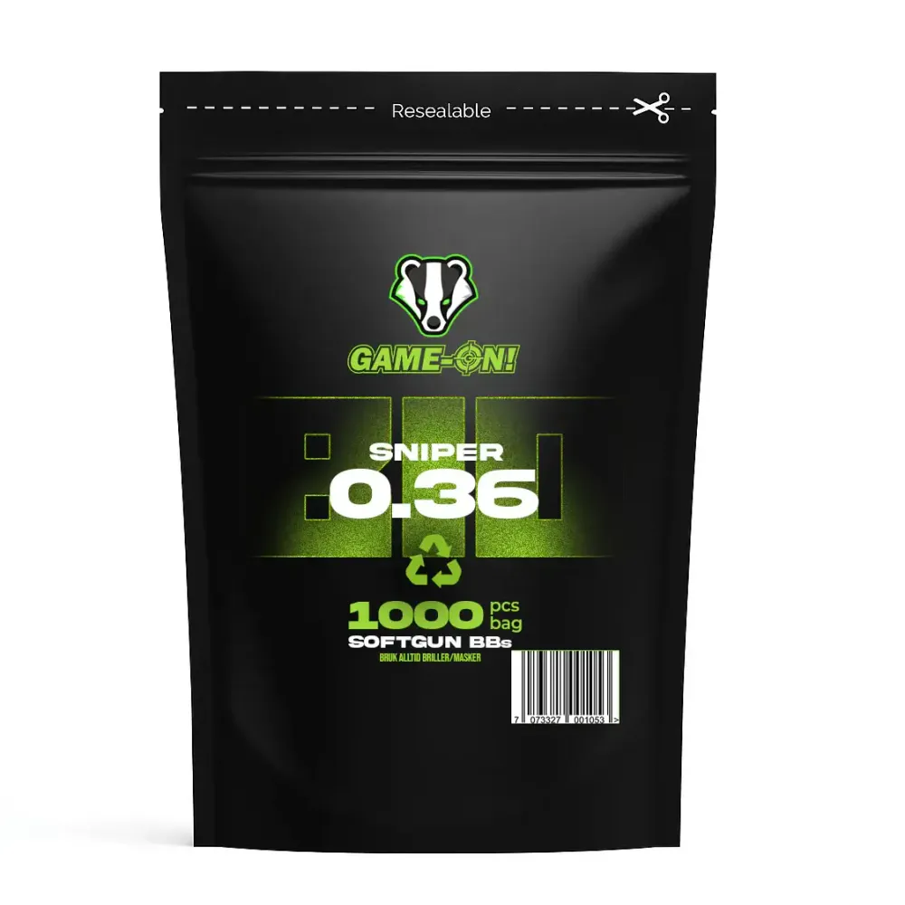 GO! Sniper BIO kuler - 0.36g - 1000stk