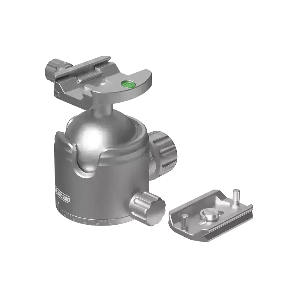 Ball Head Kit - 56mm - Picatinny & ARCA-Swiss Montasje