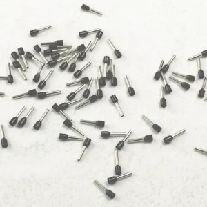 Terminalrør isolert svart 1,5 mm-L10 mm; pose m/500stk.