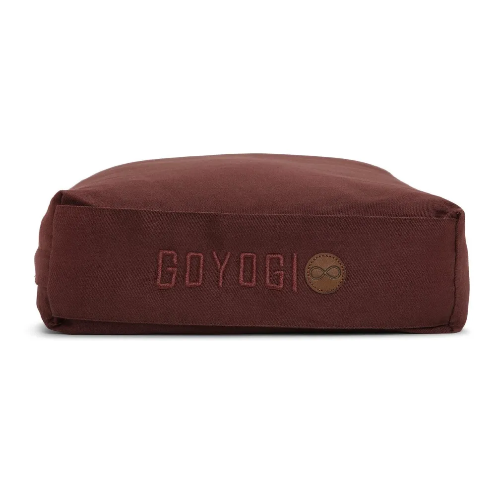Calm Rektangulær Yoga Bolster - Dark Brown