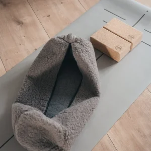 Release Wool Cover Yoga Bolster - Light Brown