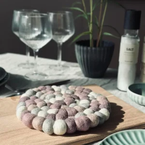 Bordskåner DOTS - Lyng ullmix