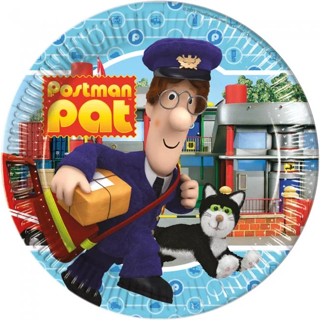 Postmann Pat Tallerken 8 stk.