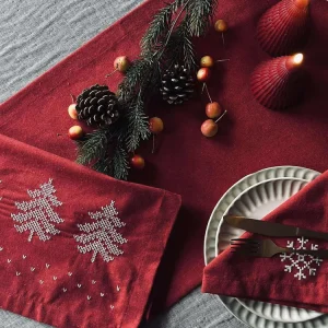 Bordløper Rød Jul - 40x140