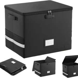 Ildfast oppbevaringskoffert vinylplater – vanntett organizer 150+ 12-tommers vinylplater – Arcion