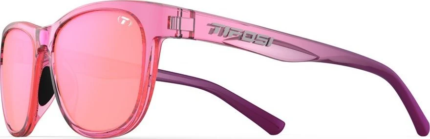 Solbriller dame med rosa speilglass, Lavender Blush sportsbriller TIFOSI Swank