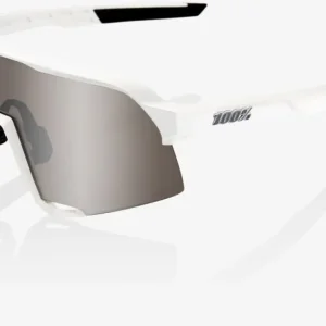Sportsbriller HiPER Silver speilglass UV400 0,3kg 100percent S3 Matte White