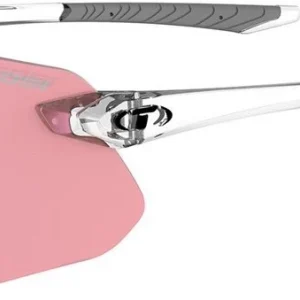 Sportsbriller Med Pink Mirror-glass 15,4% Lysgjennomgang Tifosi VOGEL SL Crystal Clear