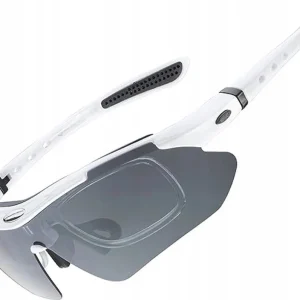 Sykkelbriller fotokromiske UV400 hvit 30g – RockBros Model 10142